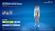 Platinum Billie Eilish (Image via Epic Games)